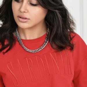 Bluza sport dama Sardinia Rosu - imagine 2