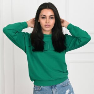 Bluza sport dama Sardinia Verde - imagine 2