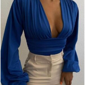Body dama Glamorous Albastru - imagine 3