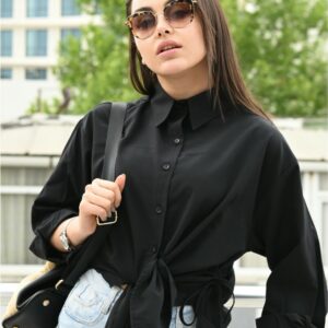 Camasa dama Casual Bette Negru - imagine 3