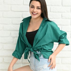 Camasa dama Casual Bette Verde - imagine 3