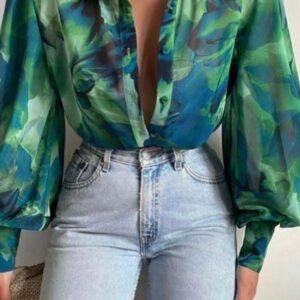 Camasa dama Orchid Verde - imagine 4