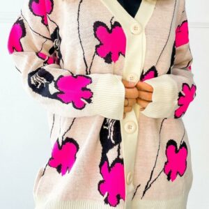 Cardigan dama Eliza crem - imagine 1