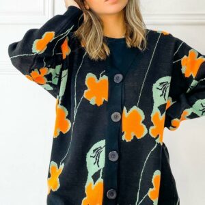 Cardigan dama Eliza negru - imagine 1