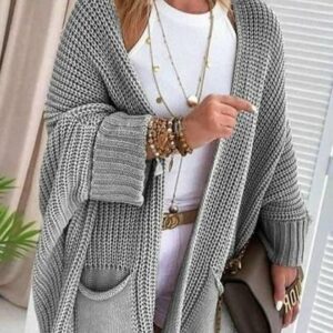 Cardigan dama Julia gri - imagine 1