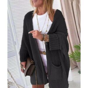 Cardigan dama Julia negru - imagine 1