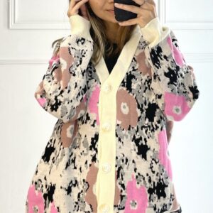 Cardigan dama Lisa crem - imagine 1
