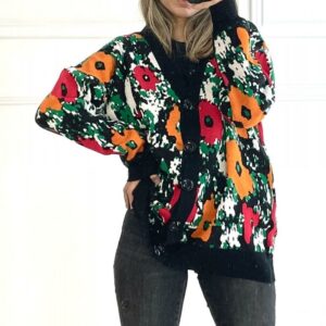 Cardigan dama Lisa negru - imagine 1