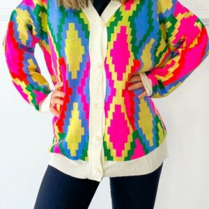 Cardigan dama Mira alb - imagine 1
