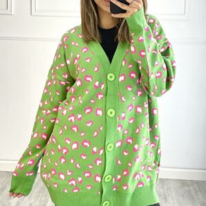 Cardigan dama Peppa vernil - imagine 1