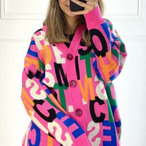 Cardigan dama Sem roz - imagine 1