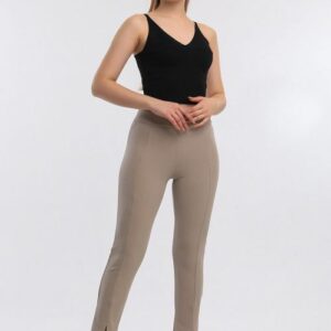 Colanti dama cu crapatura Jessima Crem - imagine 1