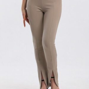 Colanti dama cu crapatura Jessima Crem - imagine 3