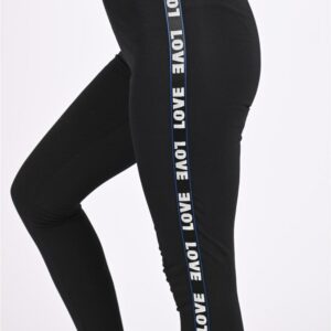 Colanti dama sport Love negru - imagine 3