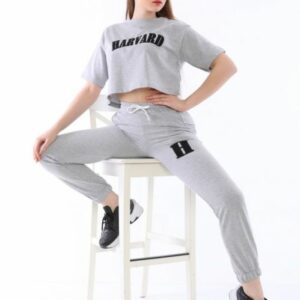 Compleu dama Harvard Gri - imagine 1