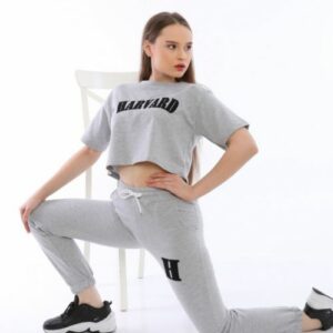 Compleu dama Harvard Gri - imagine 3