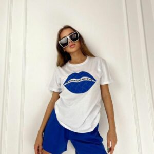 Compleu dama I Love Most Albastru - imagine 1