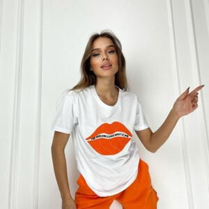 Compleu dama I Love Most Portocaliu - imagine 1