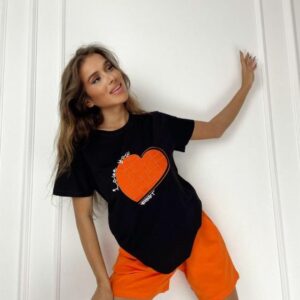 Compleu dama Love U Most Portocaliu - imagine 1