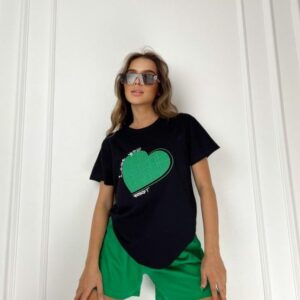 Compleu dama Love U Most Verde - imagine 1