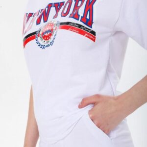 Compleu dama NewYork alb - imagine 2