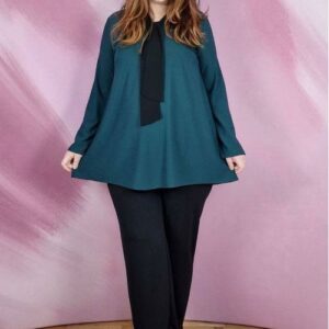 Compleu dama Yasmine verde - imagine 1