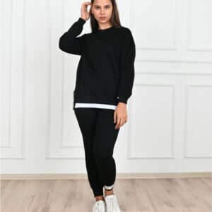 Compleu dama sport People Negru - imagine 2