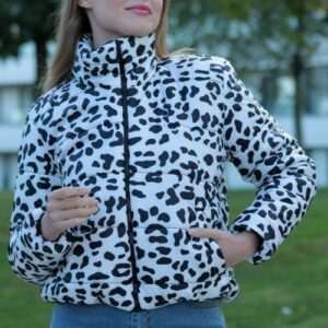Geaca dama scurta Sophia alb - imagine 1