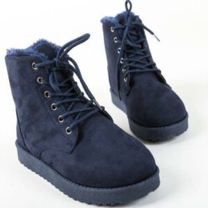 Ghete dama imblanite Doja bleumarin - imagine 2