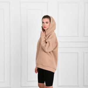 Hanorac dama sport Marisa bej - imagine 2