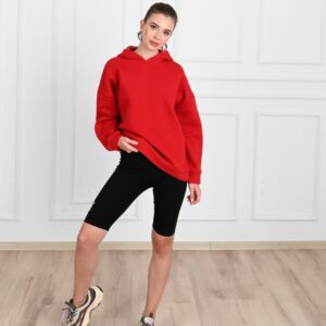 Hanorac dama sport Marisa rosu - imagine 4