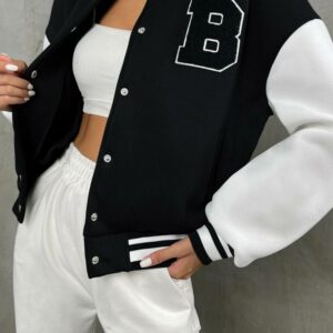 Jacheta dama sport B Negru - imagine 1