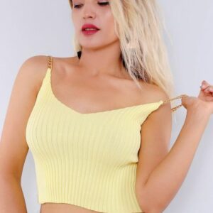 Maiou dama Summer cu striatii si lant Galben - imagine 2