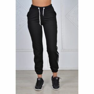 Pantaloni casual dama ZipMeUp negru - imagine 3