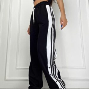 Pantaloni dama cu capse Gya negru - imagine 2