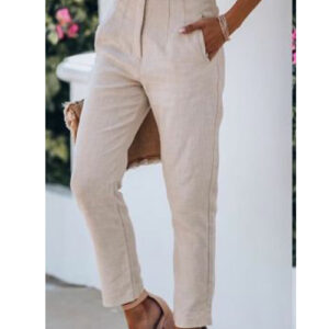 Pantaloni dama office Melinka bej
