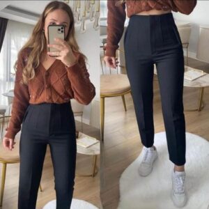 Pantaloni dama office Melinka negru