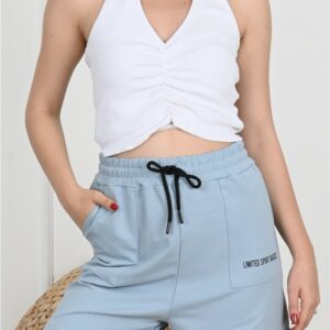 Pantaloni scurti dama LSB Bleu - imagine 1