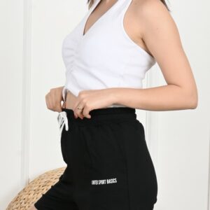 Pantaloni scurti dama LSB Negru - imagine 2