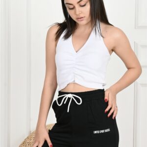 Pantaloni scurti dama LSB Negru - imagine 1
