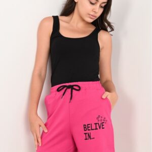 Pantaloni scurti dama Believe In Fucsia - imagine 2