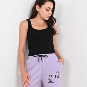 Pantaloni scurti dama Believe In Lila - imagine 1