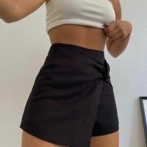 Pantaloni scurti dama Xenia negru - imagine 1