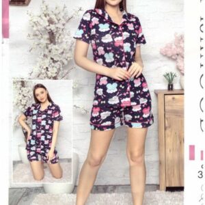Pijama dama cu Nasturi Donna Three - imagine 1
