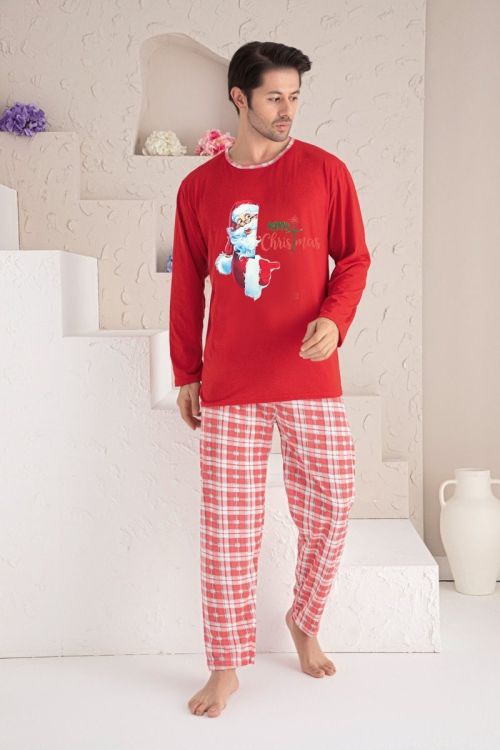 Pijama-barbat-bumbac-motive-Craciun-Santa-2.jpg