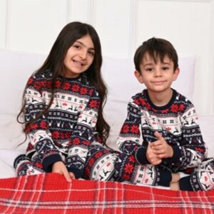 Pijama copii motive Craciun Magie - imagine 1