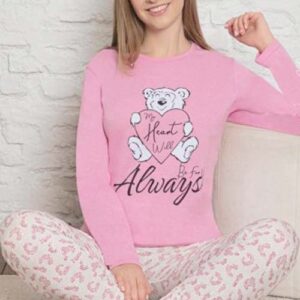 Pijama dama My Heart Always Yours somon - imagine 1