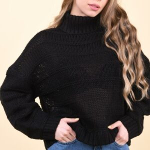 Pulover dama Noisy May Black - imagine 1