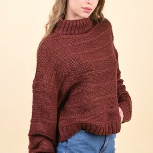 Pulover dama Noisy May Ciocolata - imagine 1