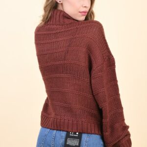 Pulover dama Noisy May Ciocolata - imagine 4